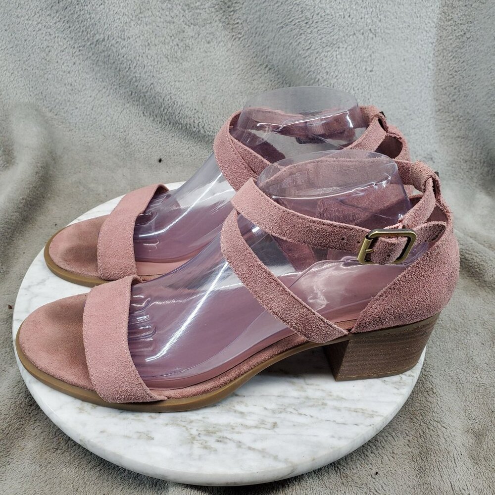 UGG Shoes Womens Size 10 Pink Suede Koolaburra Eliani Strappy Sandals